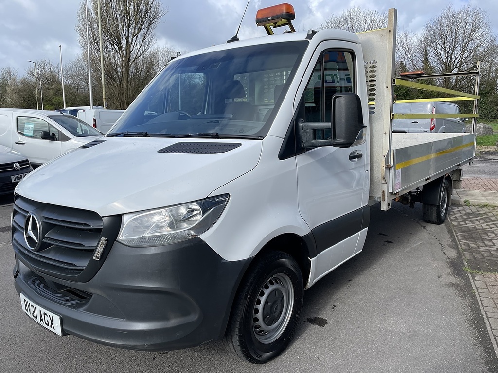 Mercedes-Benz Sprinter 2.0 315 Cdi Progressive Lwb Dropside Ma BV21AGX White #5