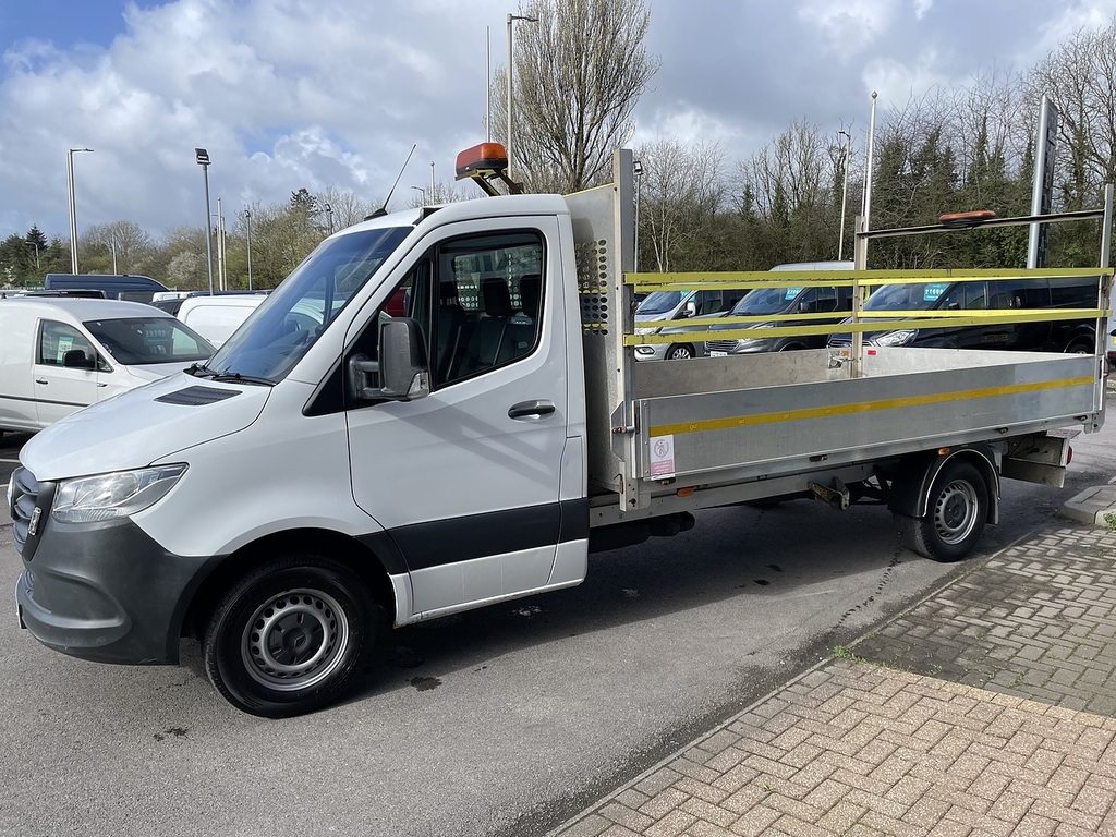 Mercedes-Benz Sprinter 2.0 315 Cdi Progressive Lwb Dropside Ma BV21AGX White #6