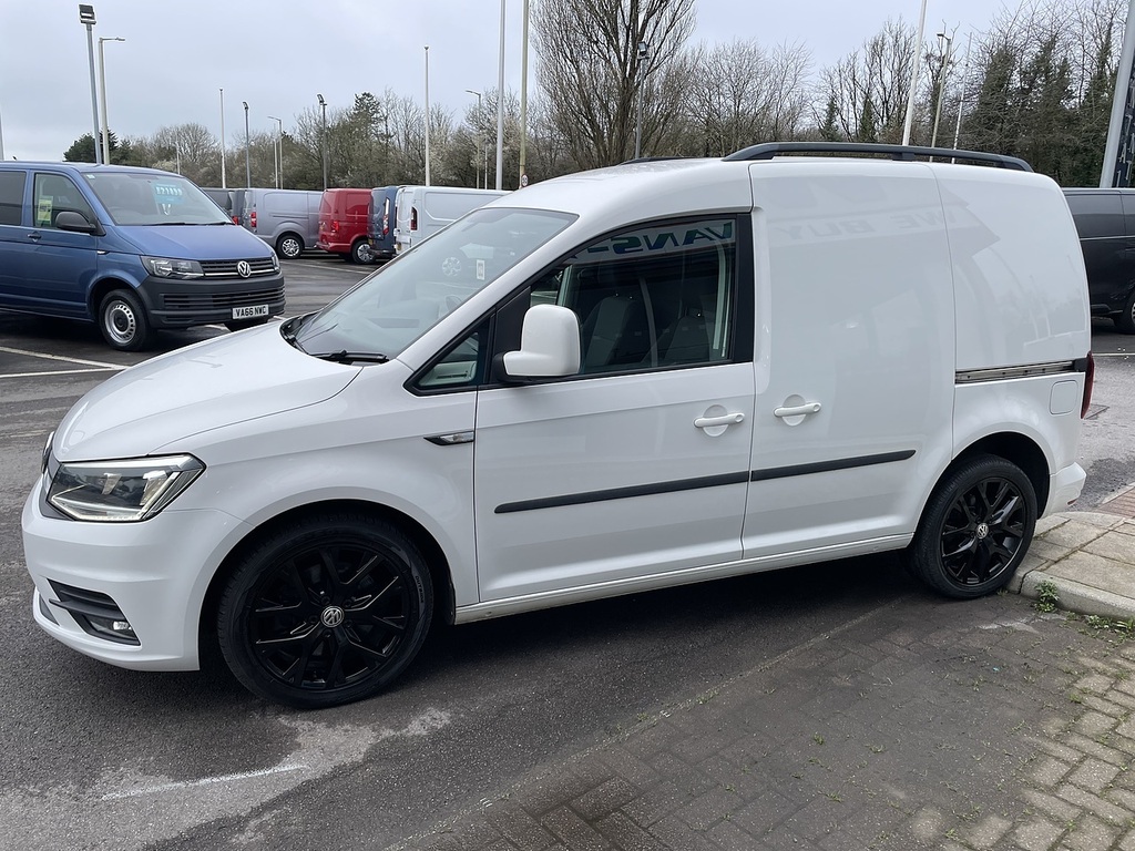 Volkswagen Caddy 2.0 Tdi C20 Highline Panel Van S NU66LRX White #6