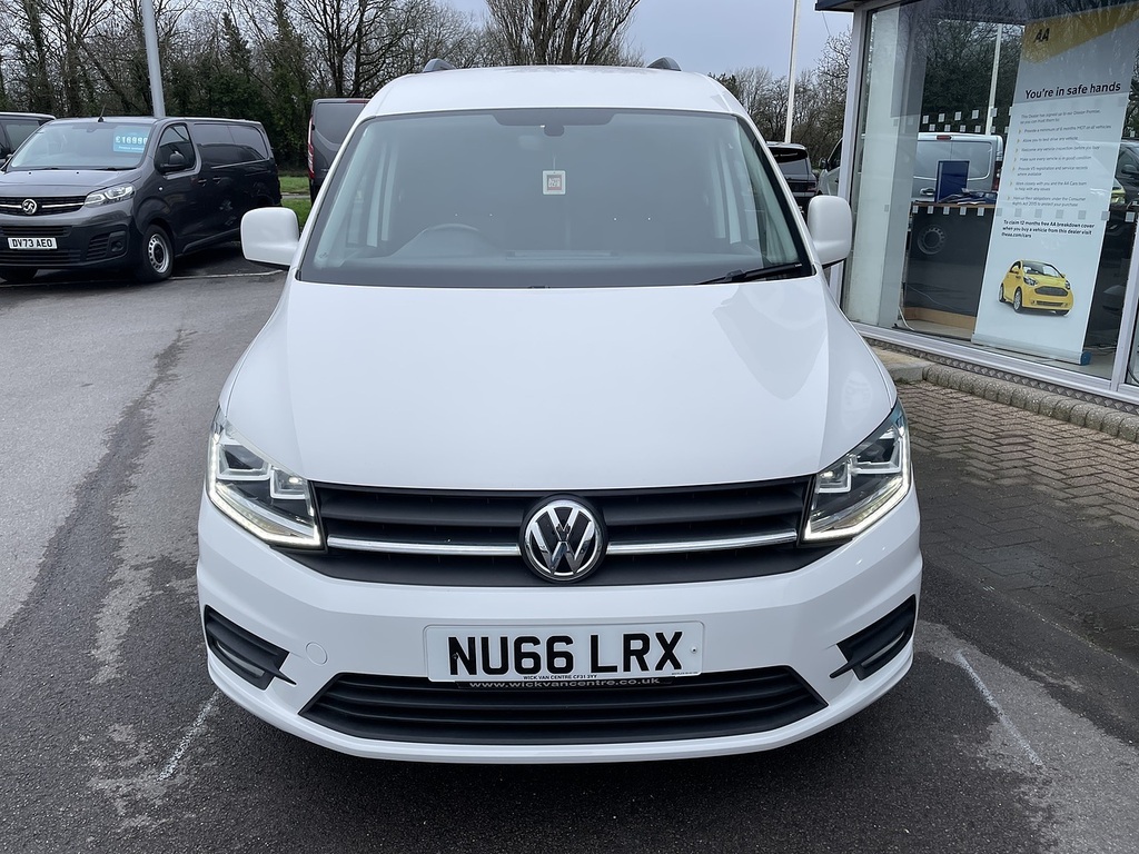 Volkswagen Caddy 2.0 Tdi C20 Highline Panel Van S NU66LRX White #4