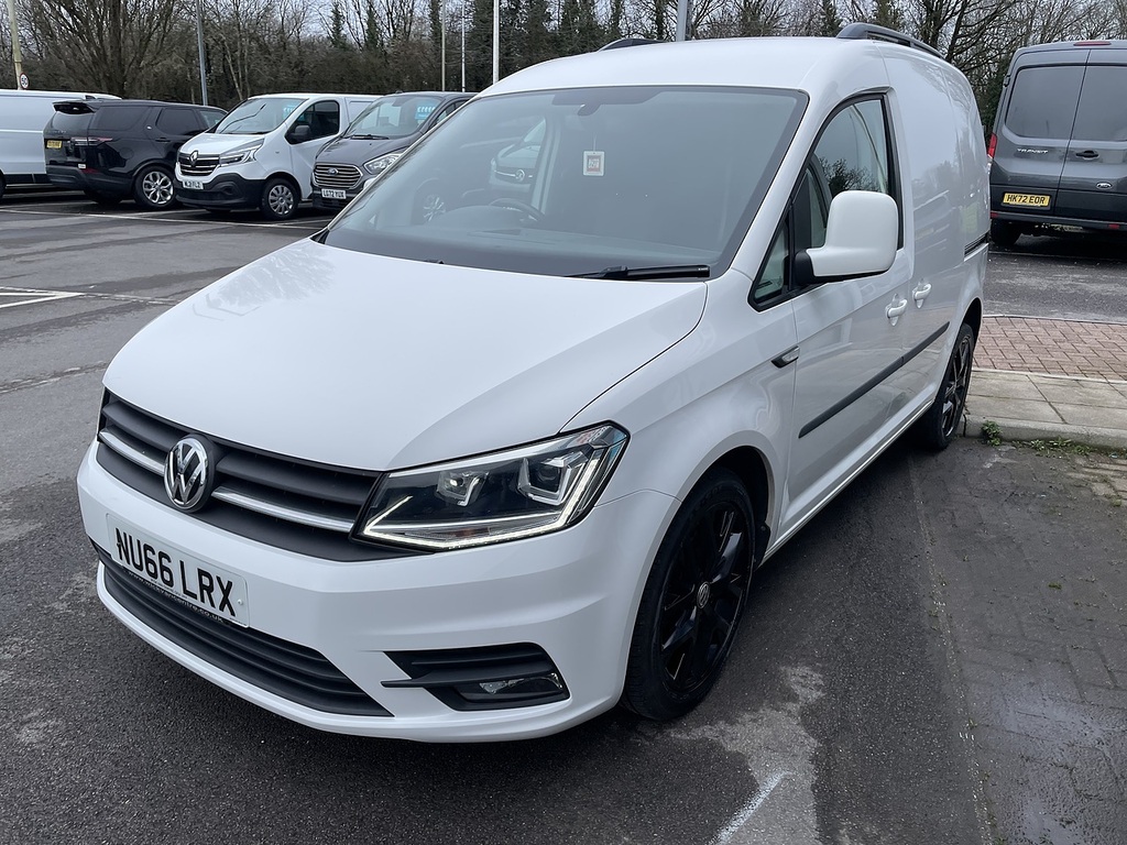 Volkswagen Caddy 2.0 Tdi C20 Highline Panel Van S NU66LRX White #5