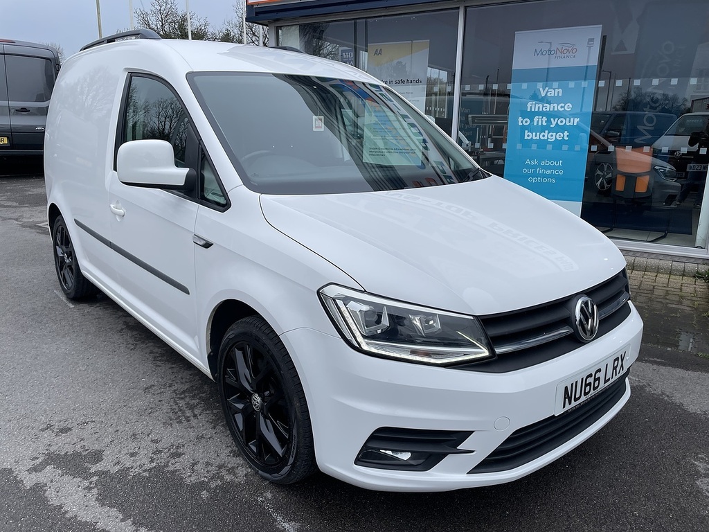 Volkswagen Caddy 2.0 Tdi C20 Highline Panel Van S NU66LRX White #3