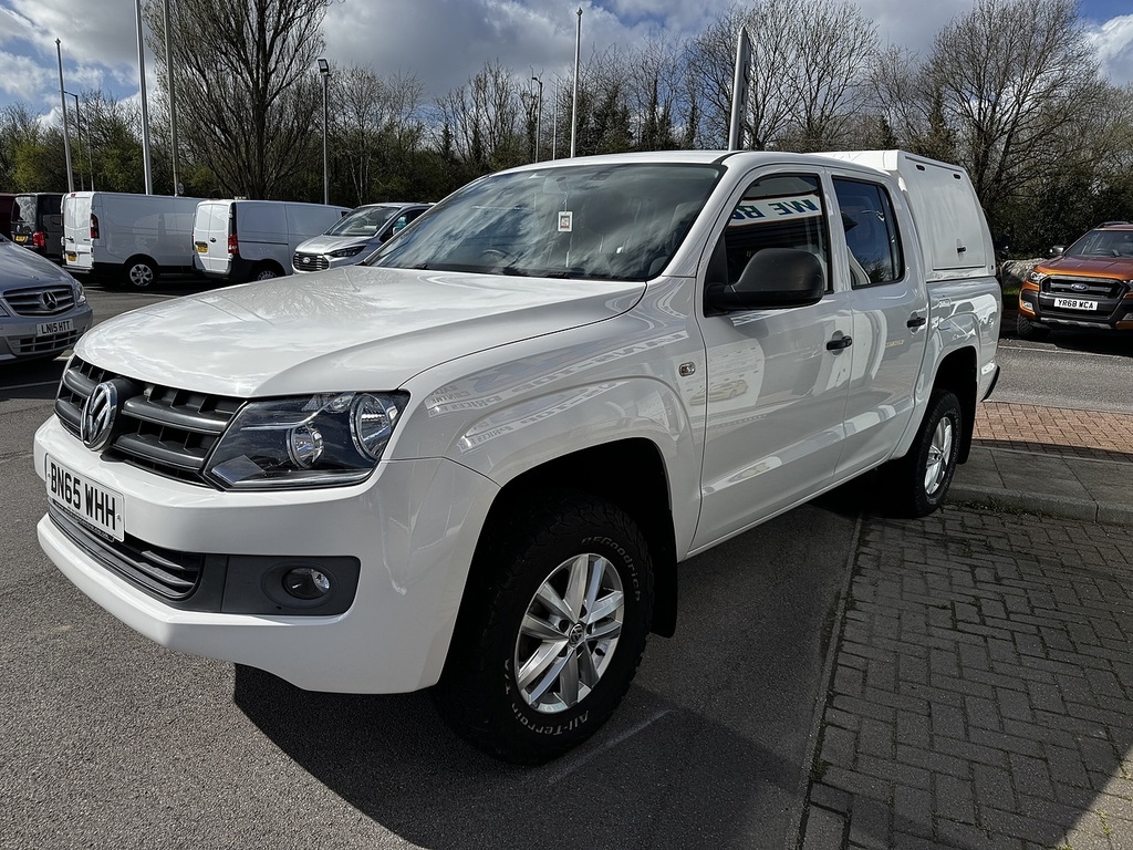 Volkswagen Amarok 2.0 Tdi Startline Pickup Double Cab Man White #5