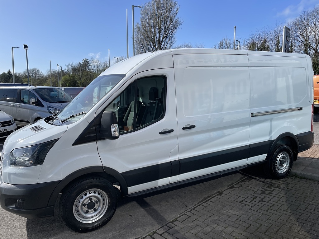 Ford Transit Custom 2.0 350 Ecoblue Panel Van Fwd L3 YP68VTO White #6