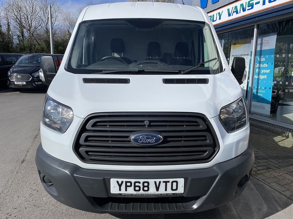 Ford Transit Custom 2.0 350 Ecoblue Panel Van Fwd L3 YP68VTO White #4