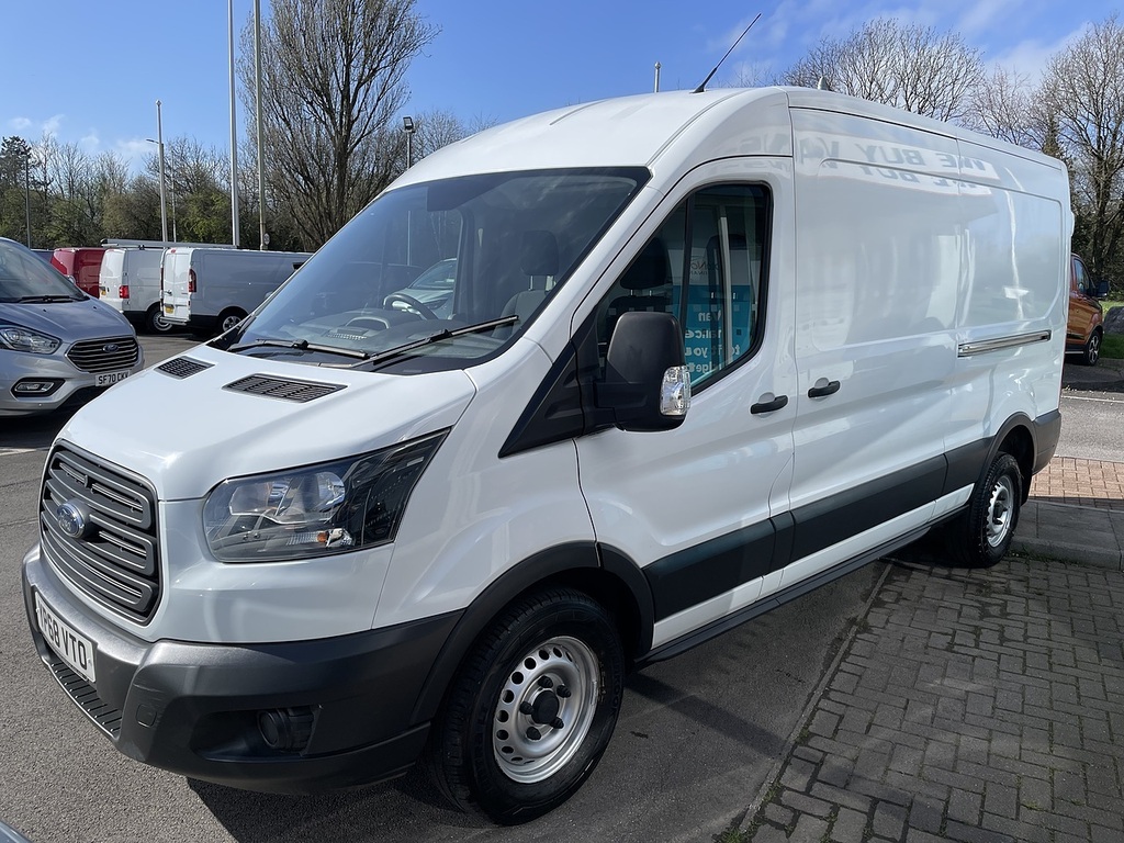 Ford Transit Custom 2.0 350 Ecoblue Panel Van Fwd L3 YP68VTO White #5