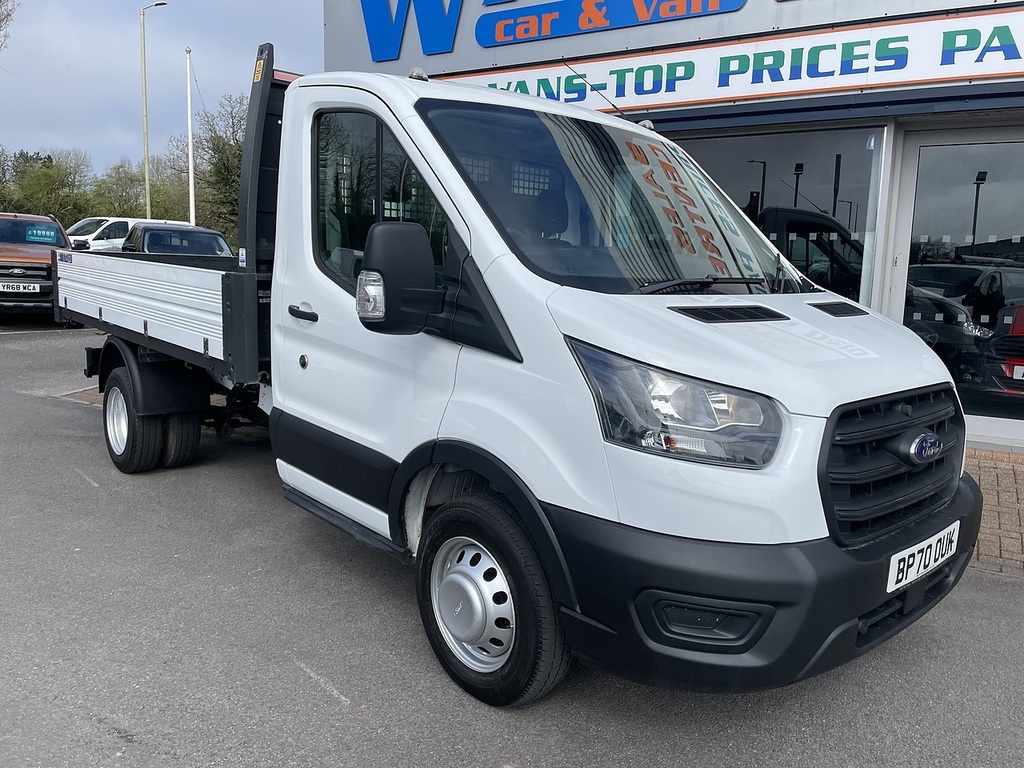 Ford Transit Custom 2.0 350 Ecoblue Leader Tipper Rw BP70OUK White #2