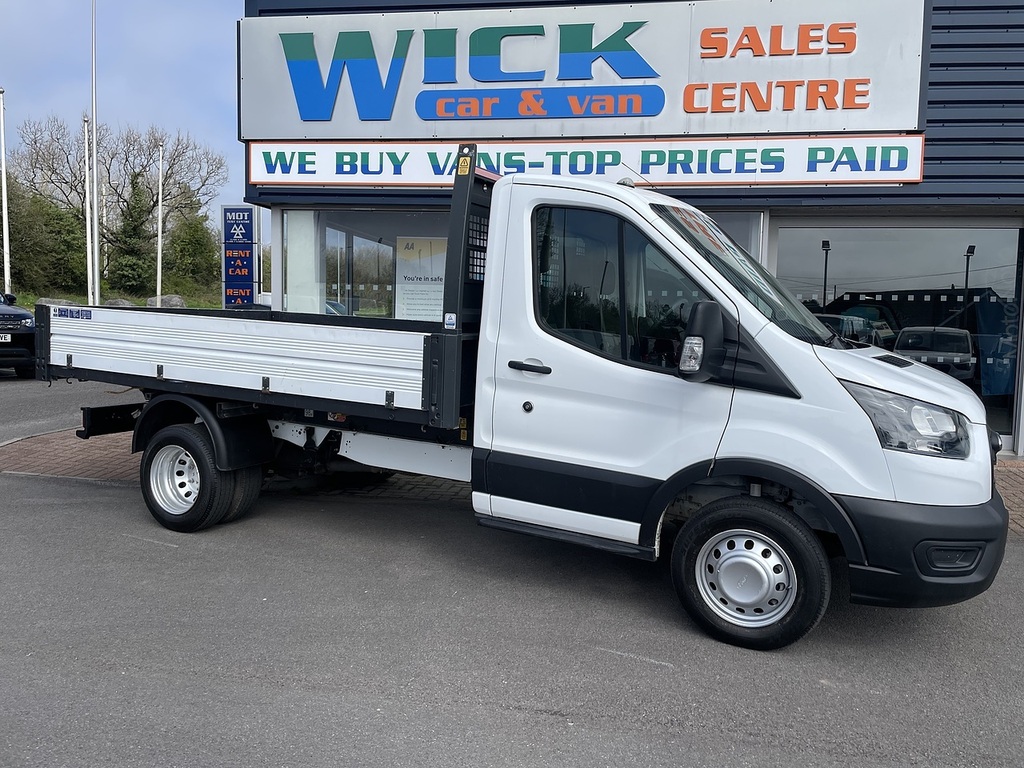 Ford Transit Custom 2.0 350 Ecoblue Leader Tipper Rw BP70OUK White