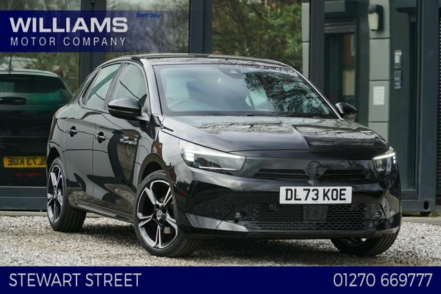 Vauxhall Corsa 2023 1.2 Gs Hatchback Euro 6 75 Black