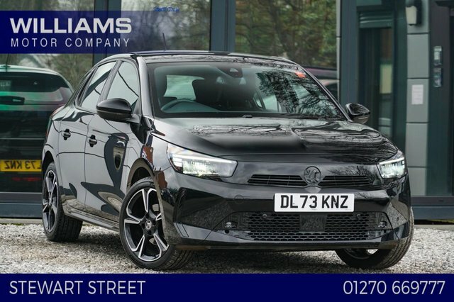 Vauxhall Corsa 2023 1.2 Gs Hatchback Euro 6 75 Black