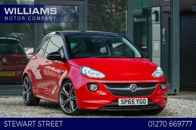 Vauxhall Adam 2015 1.4I Turbo Grand Slam Hatchback Ma Red