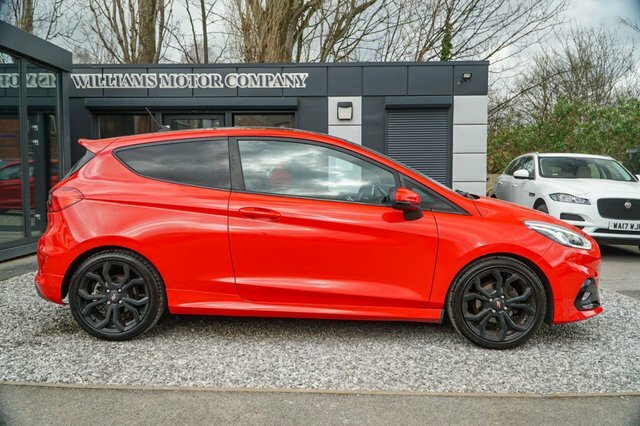 Ford Fiesta 2018 1.0T Ecoboost Gpf St-line X Hatchback Pet LX68HCH Red #6