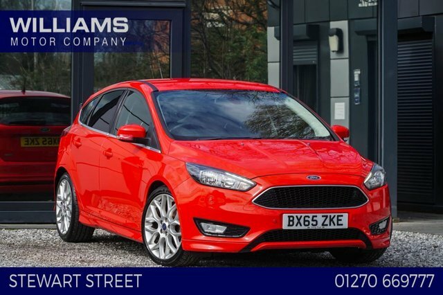 Ford Focus 2015 1.0T Ecoboost Zetec S Hatchback Ma Red