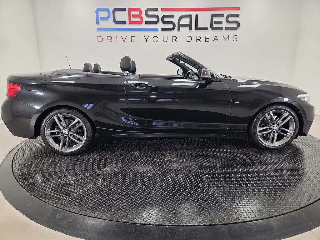 BMW 2 Series 2.0 220D M Sport Convertible Euro Black #5