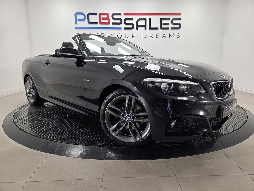 BMW 2 Series 2.0 220D M Sport Convertible Euro Black