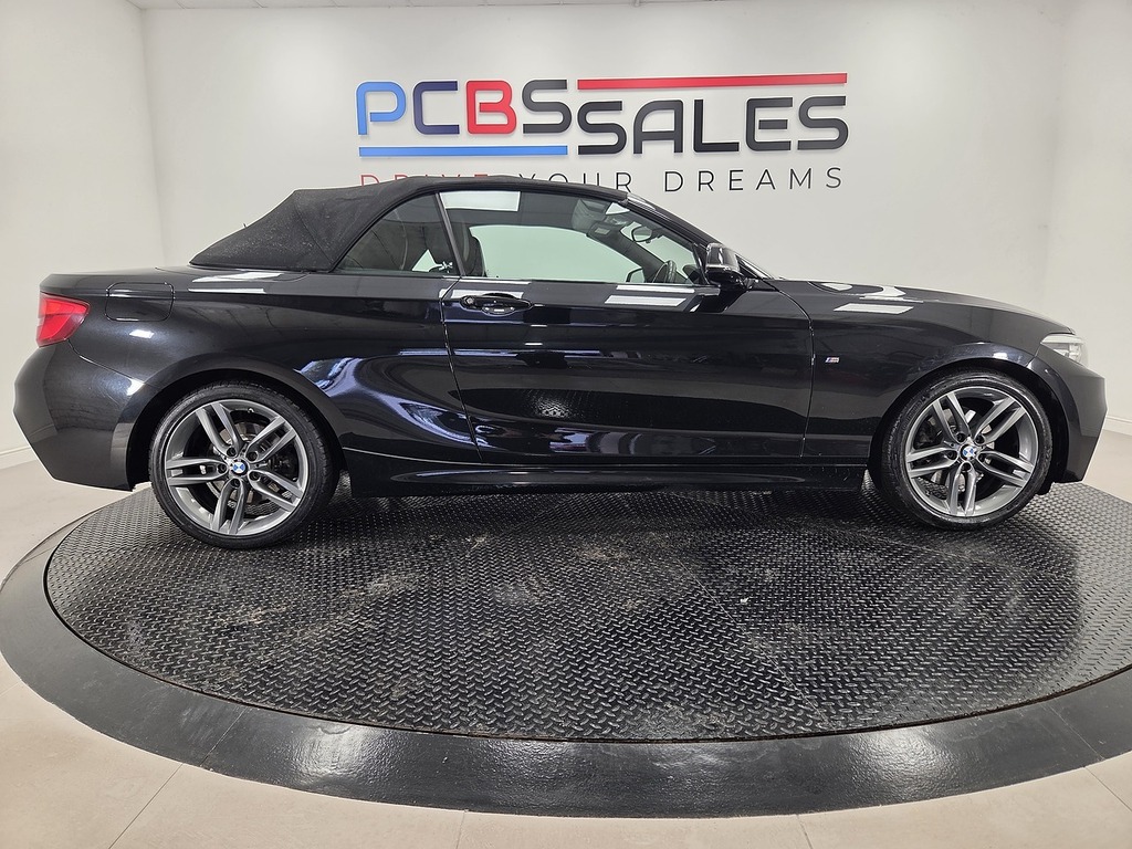 BMW 2 Series 2.0 220D M Sport Convertible Euro Black #4