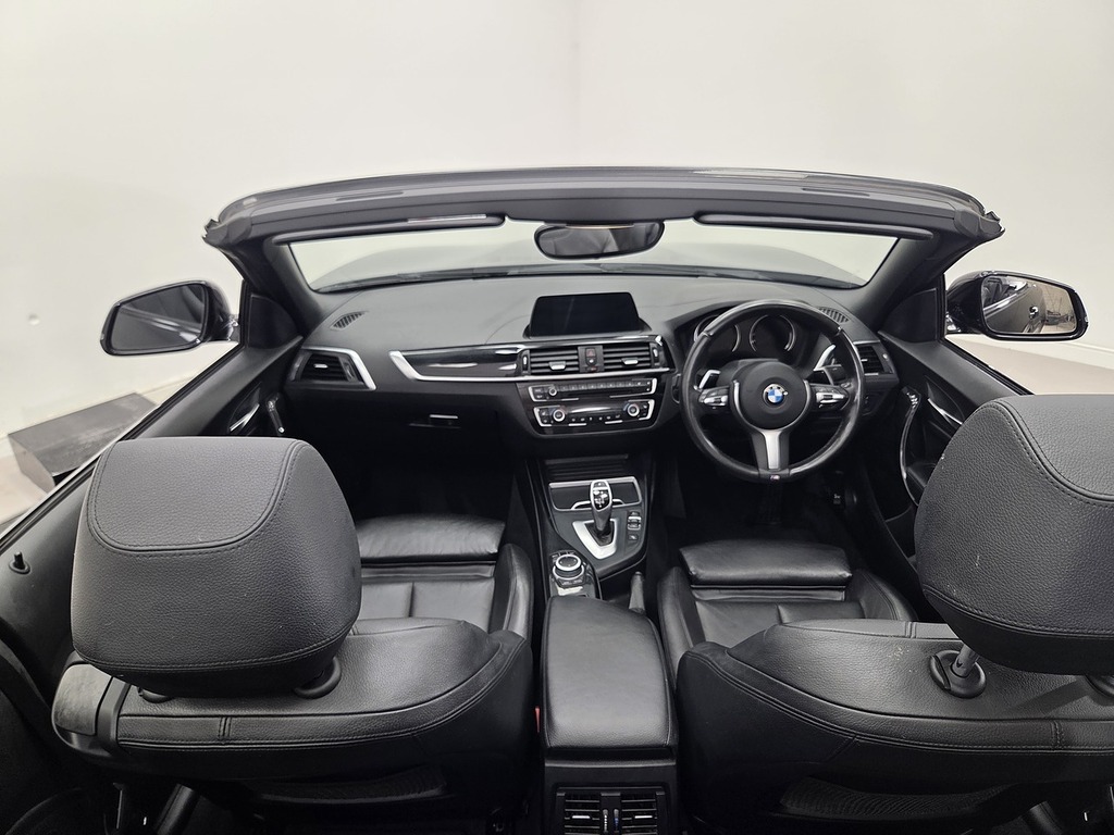 BMW 2 Series 2.0 220D M Sport Convertible Euro Black #6