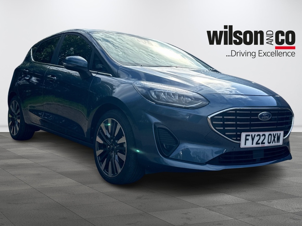 Ford Fiesta 1.0T Ecoboost Mhev Titanium Vignale Hatchback Blue