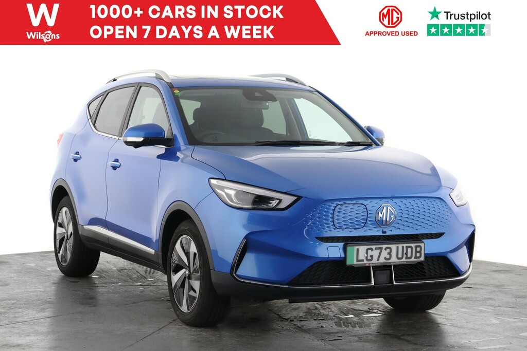 MG ZS 115Kw Trophy Ev Long Range 73Kwh Blue