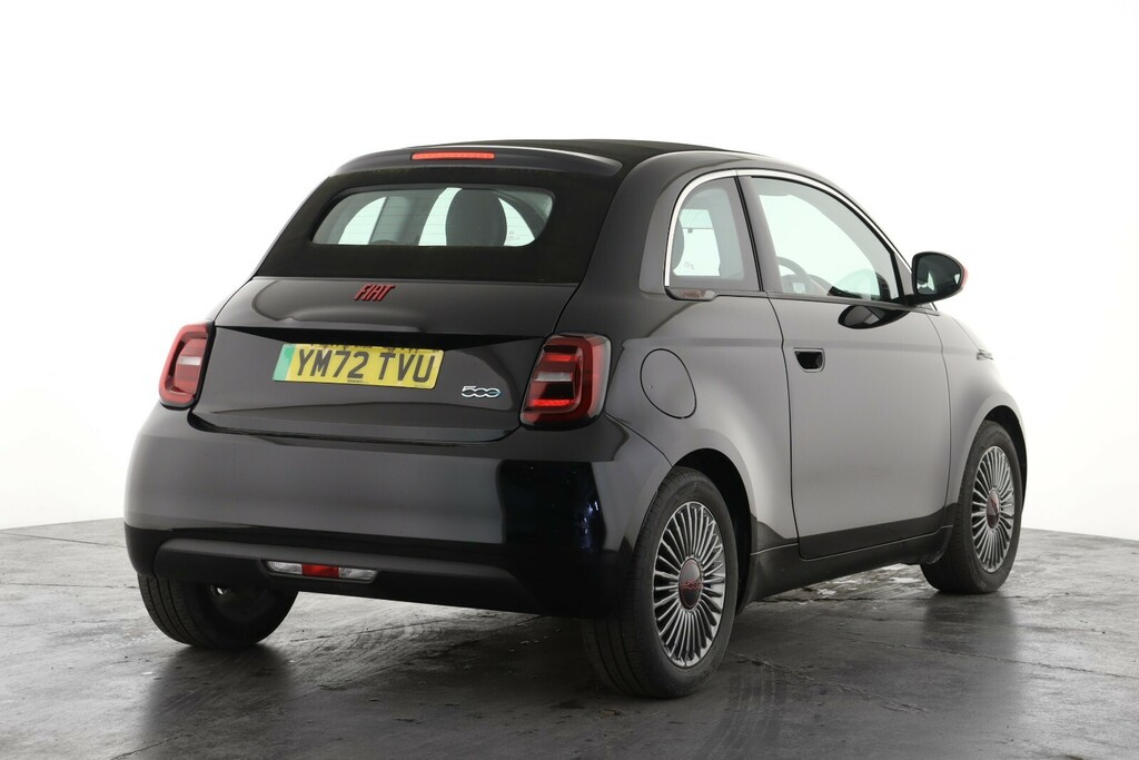 Fiat 500 87Kw Red 42Kwh YM72TVU Black #3