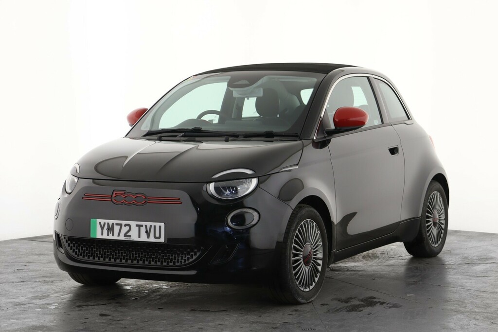 Fiat 500 87Kw Red 42Kwh YM72TVU Black #6