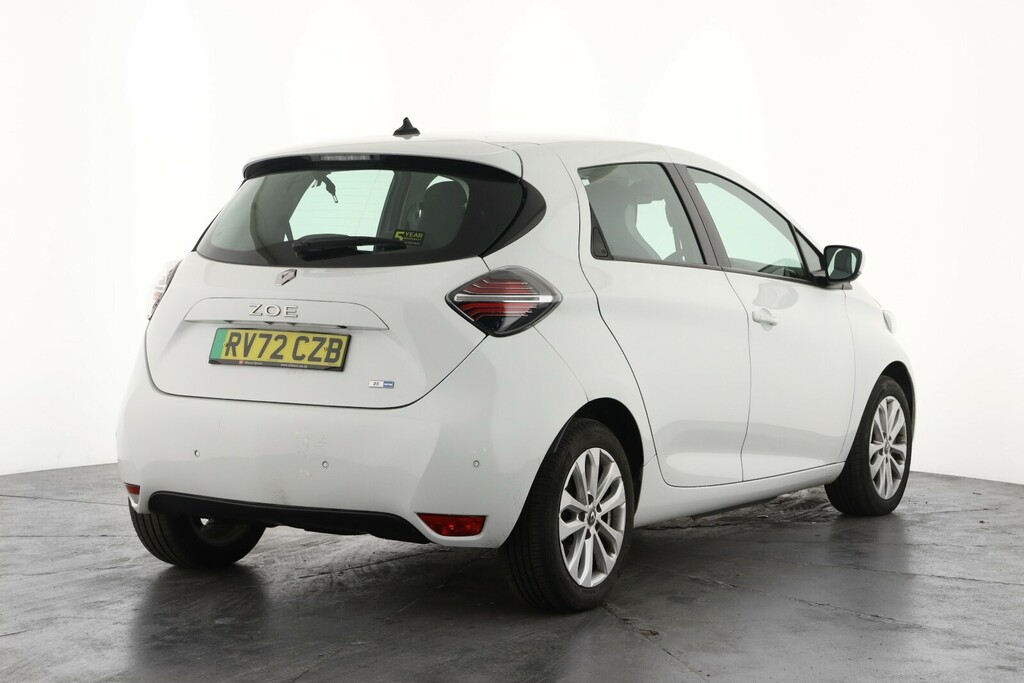 Renault Zoe 80Kw S Edition R110 50Kwh Rapid Charge RV72CZB White #3