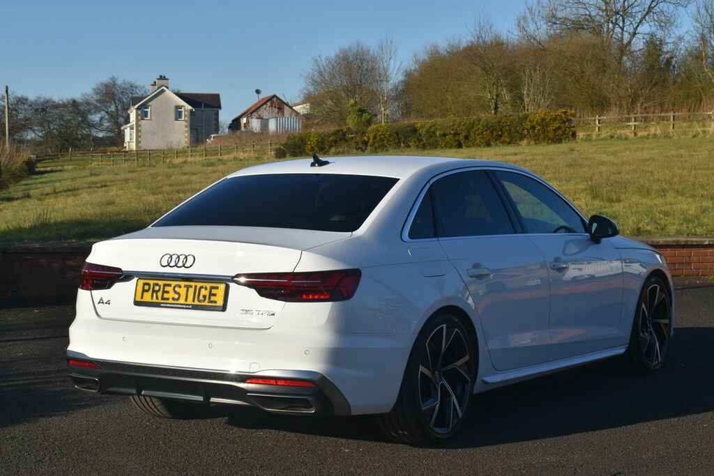 Audi A4 Saloon GY72ZBZ White #5