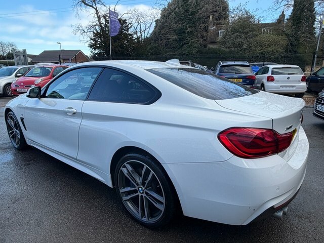 BMW 4 Series Gran Coupe 435D M Sport Coupe SH18XWM White #4