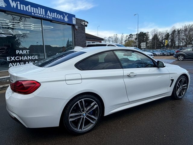 BMW 4 Series Gran Coupe 435D M Sport Coupe SH18XWM White #5