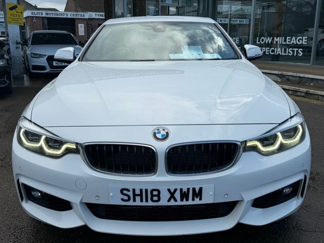 BMW 4 Series Gran Coupe 435D M Sport Coupe SH18XWM White #6