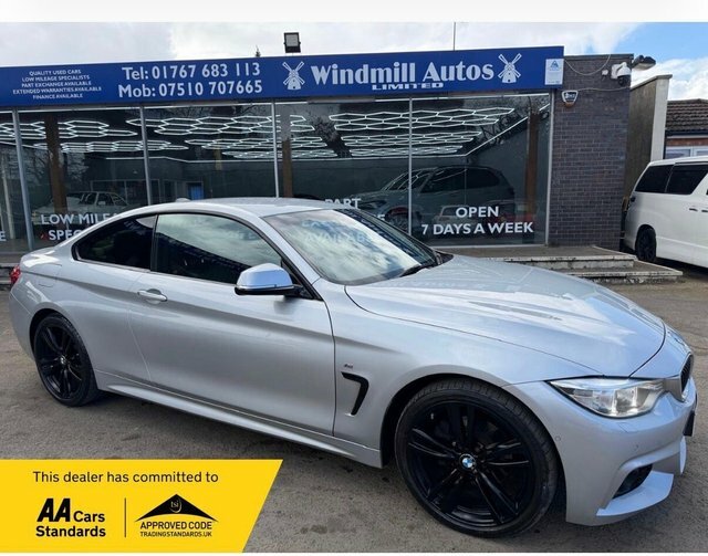 BMW 4 Series Gran Coupe 420D M Sport Coupe Silver