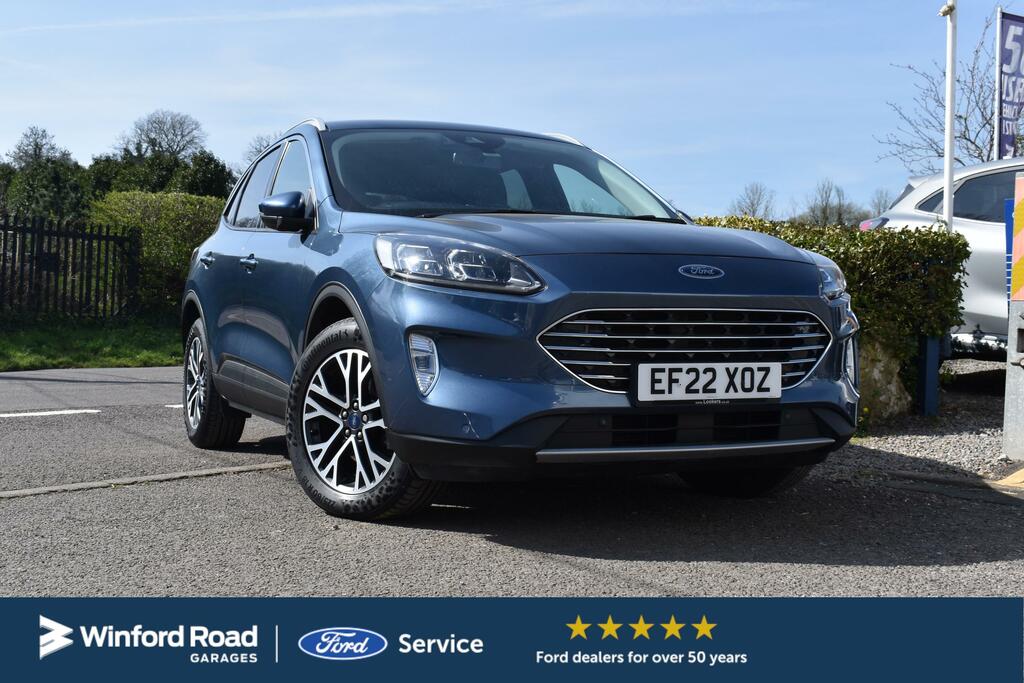 Ford Kuga 2.0 190Ps Titanium Awd Ef22xoz Blue