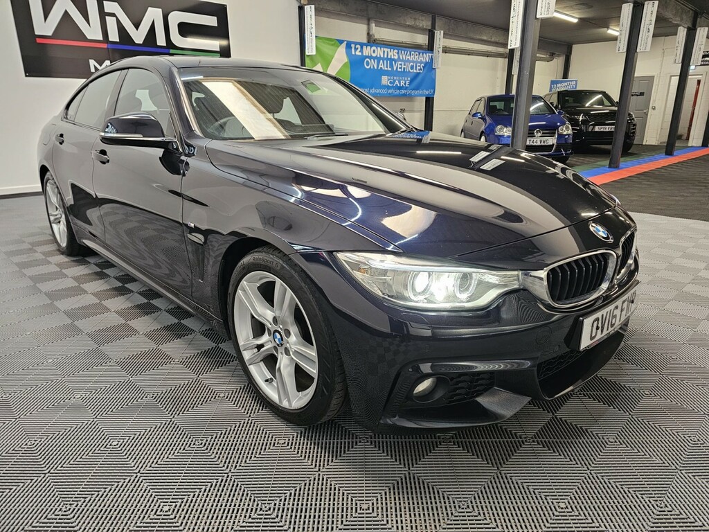 BMW 4 Series Gran Coupe 2.0 420D M Sport Gran Coupe OV16FWP Black #2