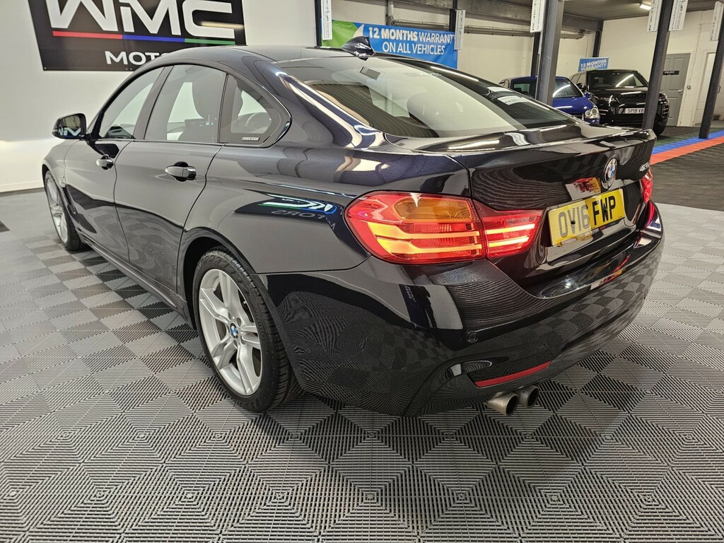 BMW 4 Series Gran Coupe 2.0 420D M Sport Gran Coupe OV16FWP Black #6