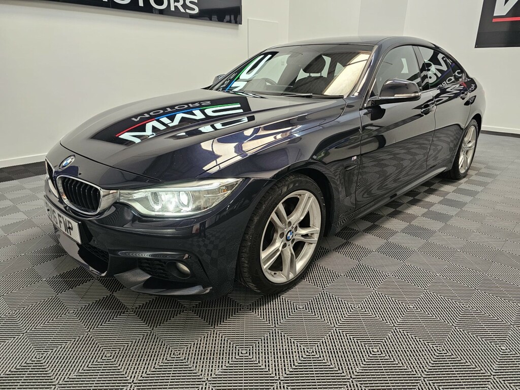 BMW 4 Series Gran Coupe 2.0 420D M Sport Gran Coupe OV16FWP Black #4
