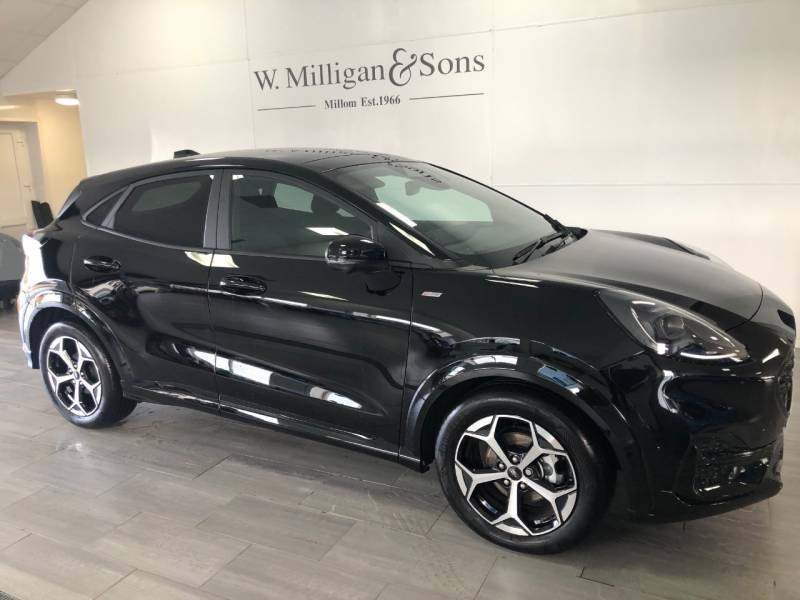 Ford Puma 1.0 Ecoboost Hybrid Mhev St-line Dct - 2025 2 EO25NVB Black #2