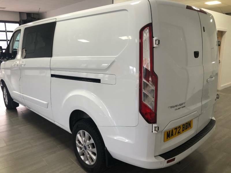 Ford Transit Custom 2.0 Ecoblue 130Ps Low Roof Dcab Limited Van - 202 MA72BBN White #3
