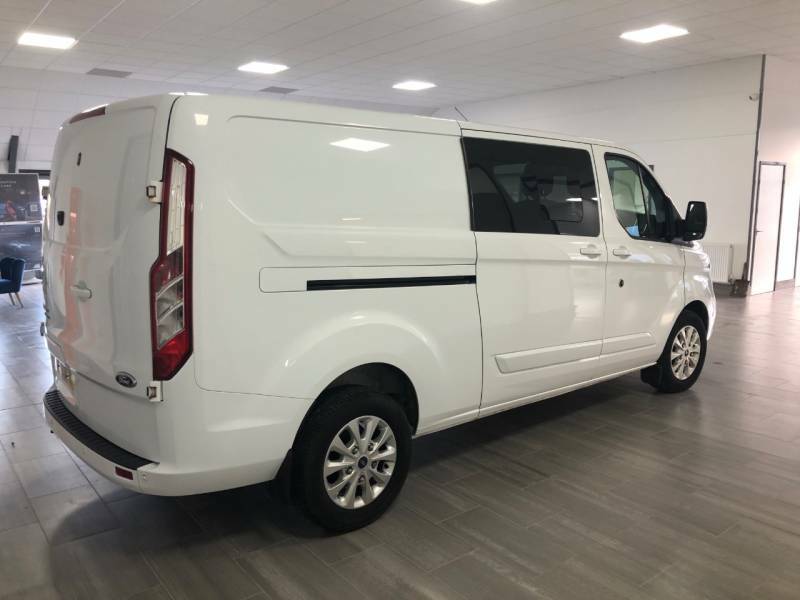 Ford Transit Custom 2.0 Ecoblue 130Ps Low Roof Dcab Limited Van - 202 MA72BBN White #2