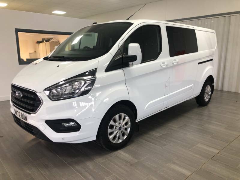 Ford Transit Custom 2.0 Ecoblue 130Ps Low Roof Dcab Limited Van - 202 MA72BBN White #4