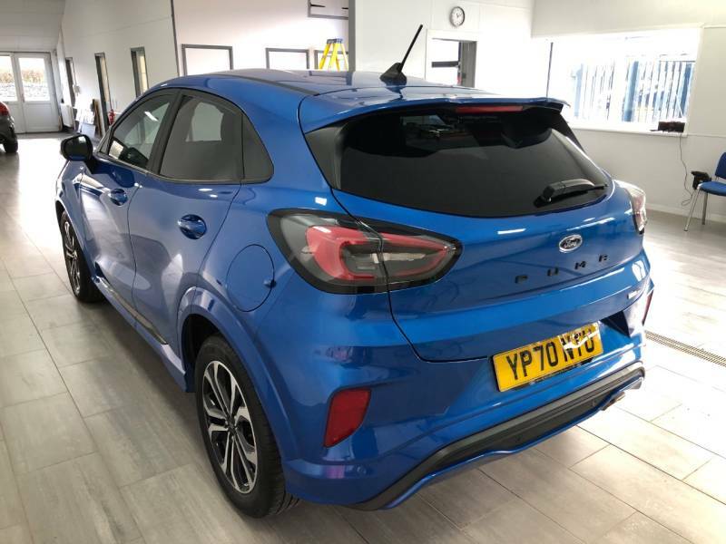 Ford Puma 1.0 Ecoboost Hybrid Mhev 155 St-line - 2020 7 YP70NTU Blue #3