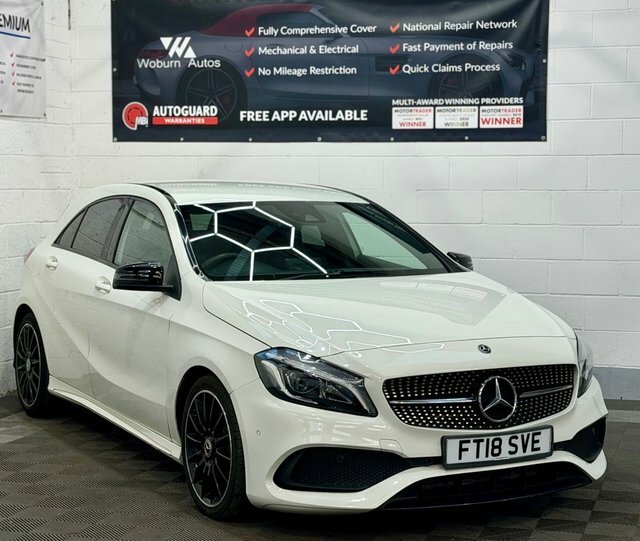 Mercedes-Benz A Class 1.6 A200 Amg Line Premium Hatchback 7 FT18SVE White #4