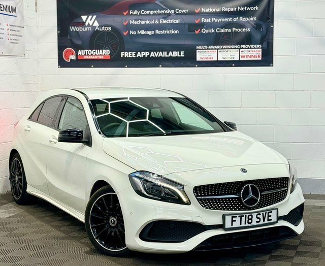 Mercedes-Benz A Class 1.6 A200 Amg Line Premium Hatchback 7 White