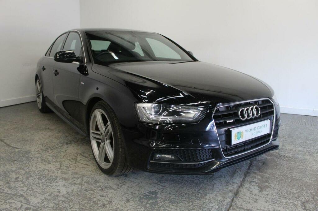 Audi A4 Saloon 2.0 Tdi S Line S Tronic Quattro Euro 5 Ss Black