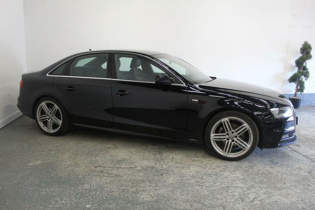 Audi A4 Saloon 2.0 Tdi S Line S Tronic Quattro Euro 5 Ss KS15RVZ Black #3