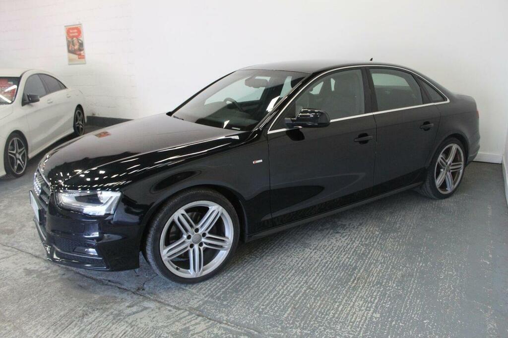 Audi A4 Saloon 2.0 Tdi S Line S Tronic Quattro Euro 5 Ss KS15RVZ Black #4