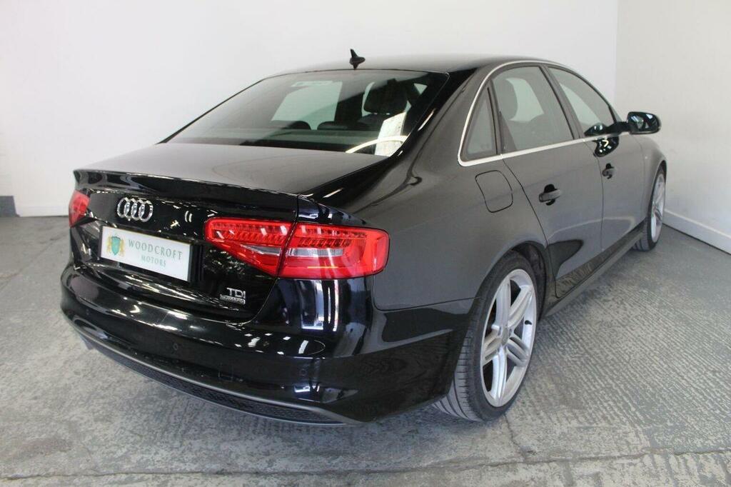 Audi A4 Saloon 2.0 Tdi S Line S Tronic Quattro Euro 5 Ss KS15RVZ Black #6