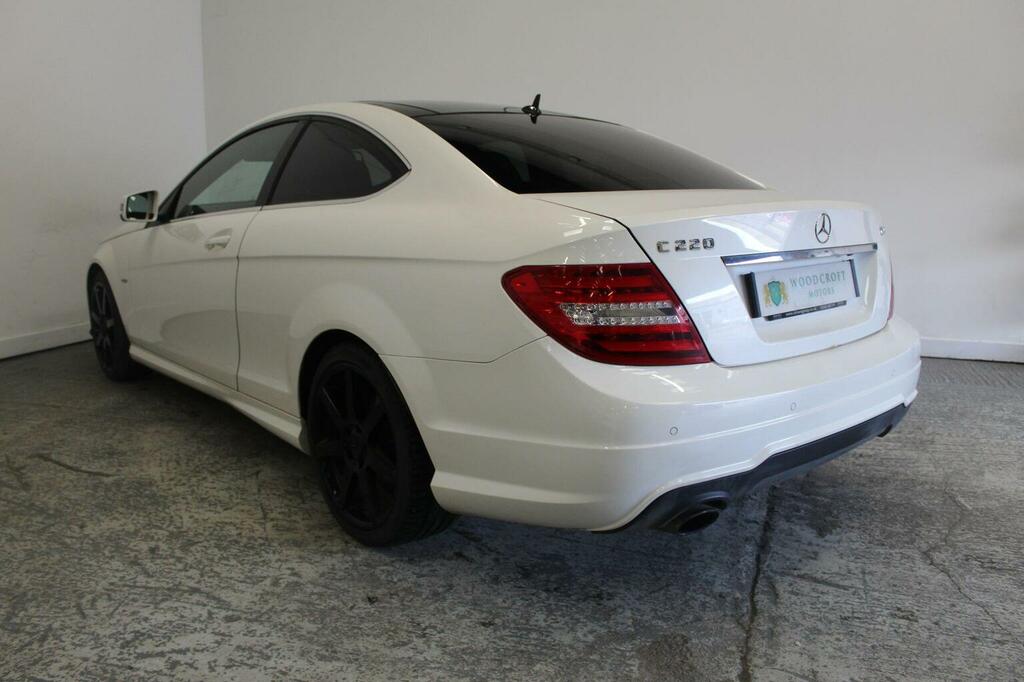 Mercedes-Benz C Class Coupe 2.1 C220 Cdi Blueefficiency Amg Sport G-tron SD12CCY White #5