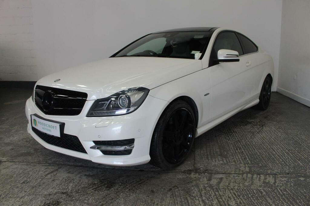 Mercedes-Benz C Class Coupe 2.1 C220 Cdi Blueefficiency Amg Sport G-tron SD12CCY White #2