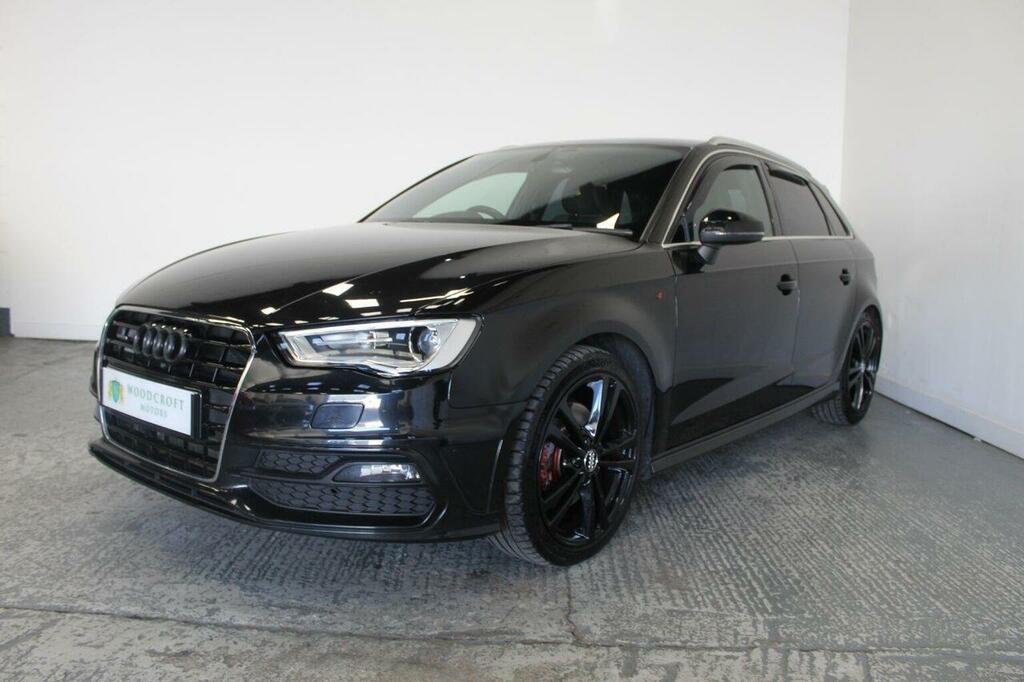 Audi A3 2.0 Tdi S Line Sportback S Tronic Quattro Euro 6 HT14HOJ Black #2