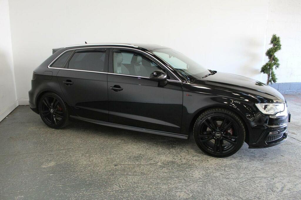 Audi A3 2.0 Tdi S Line Sportback S Tronic Quattro Euro 6 HT14HOJ Black #3